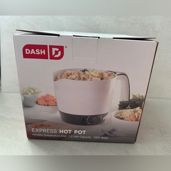 Dash Other - NEW Dash Express Electric Cooker HotPot w Temp Control. 1.2 Ltr 1000 Watts.